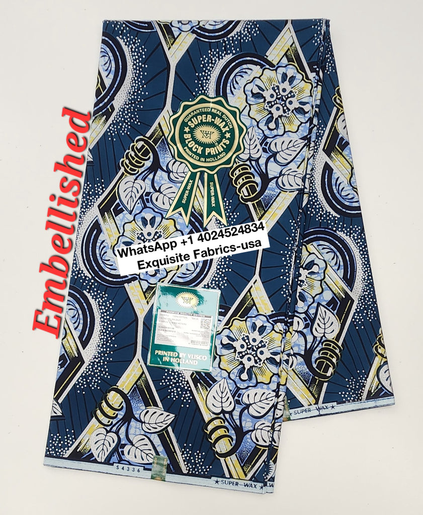 Embellished Vlisco Super Wax✨