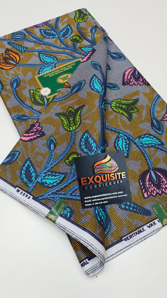 Embellished Vlisco Satin Royal✨