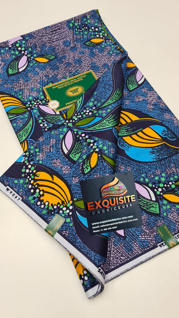 Embellished Vlisco Satin Royal✨