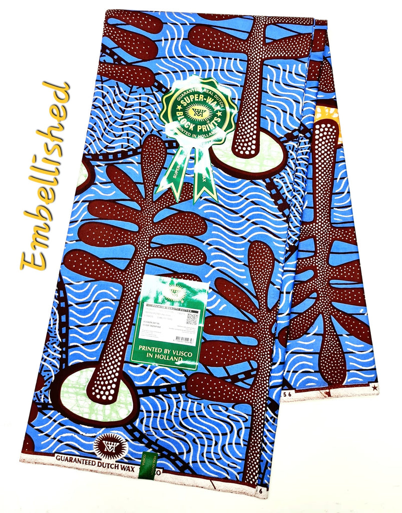 Embellished Vlisco Super Wax