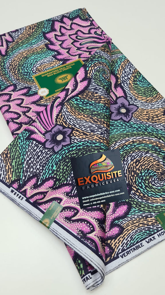 Embellished Vlisco Satin Royal✨