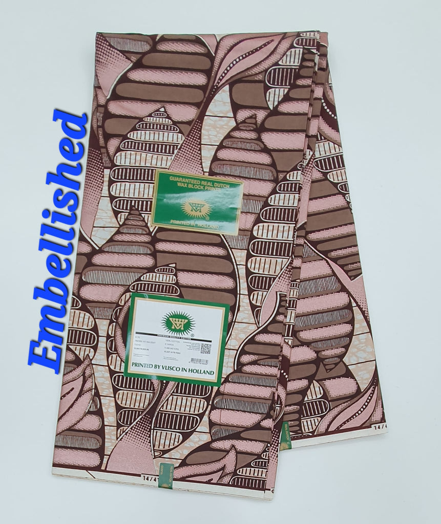 Embellished Vlisco Hollandais Wax Exclusive