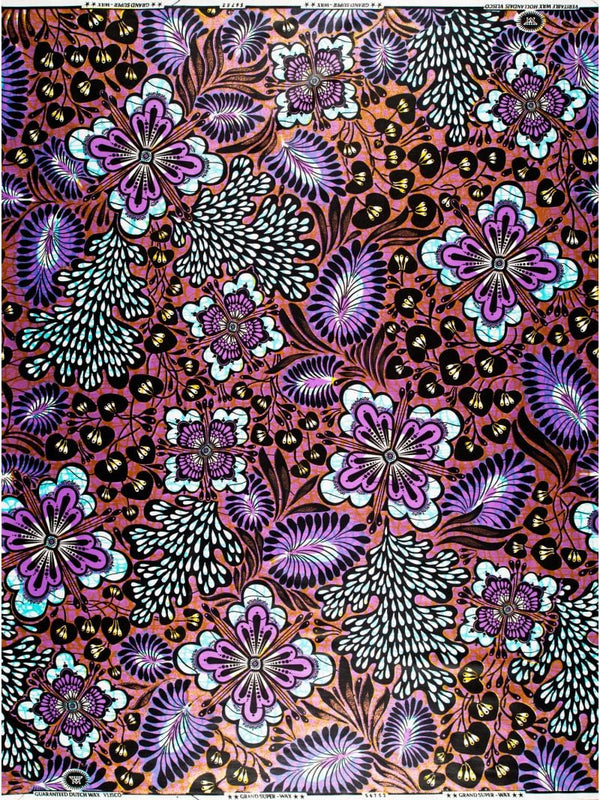 Grand Super Wax Cotton Satin Glitter