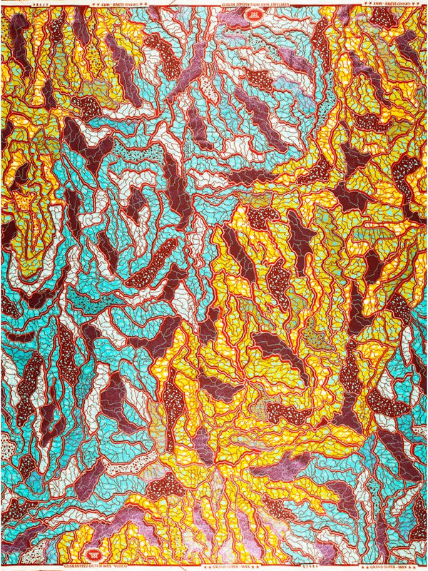 Grand Super Wax Cotton Satin Glitter