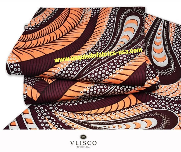 Embellished Vlisco Hollandais Wax Exclusive