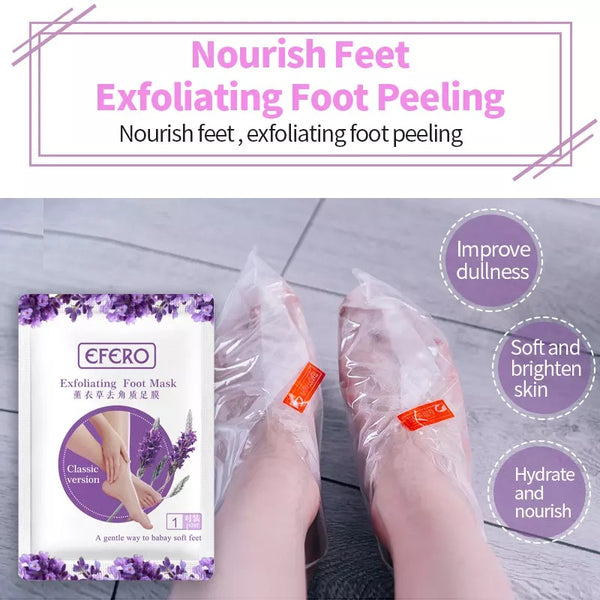 Exfoliating & Rejuvenating Foot Mask-Lavender