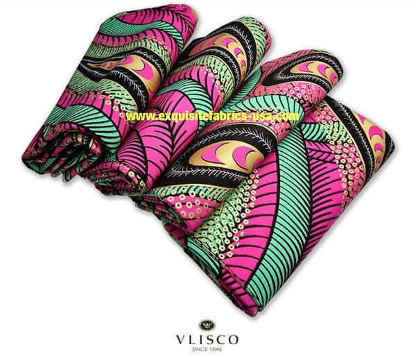 Embellished Vlisco Hollandais Wax Exclusive