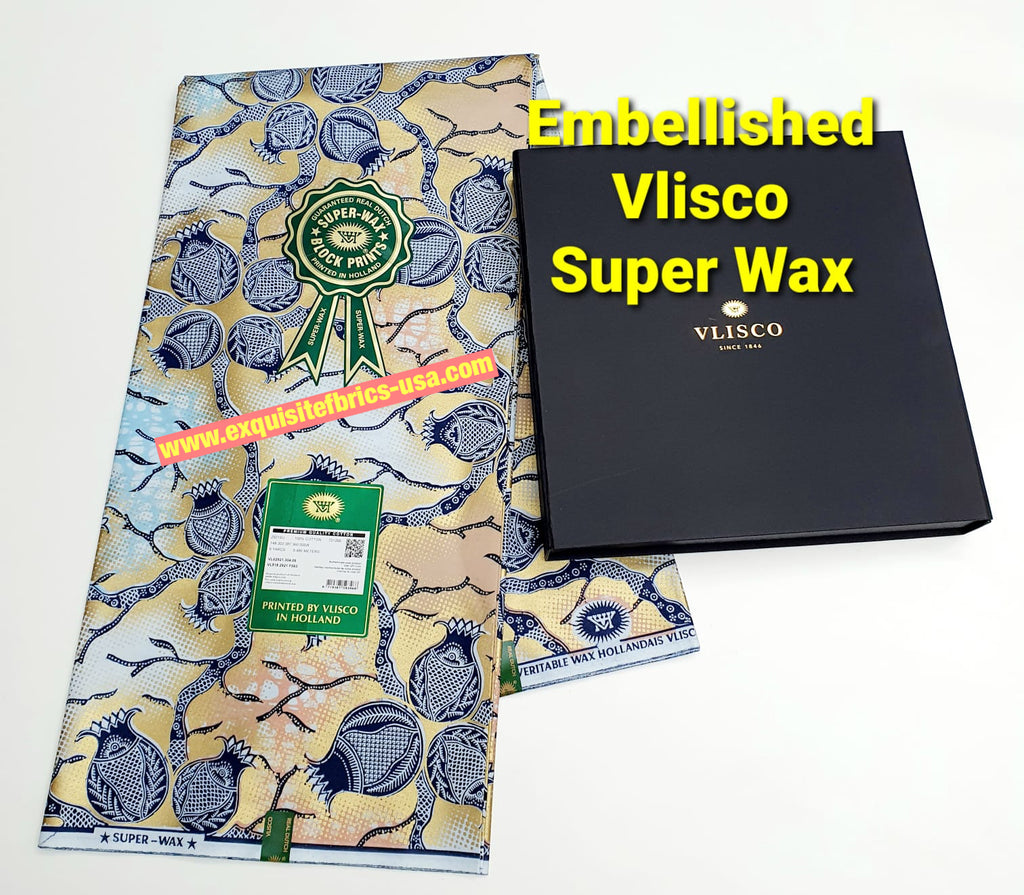 Embellished Vlisco Super Wax
