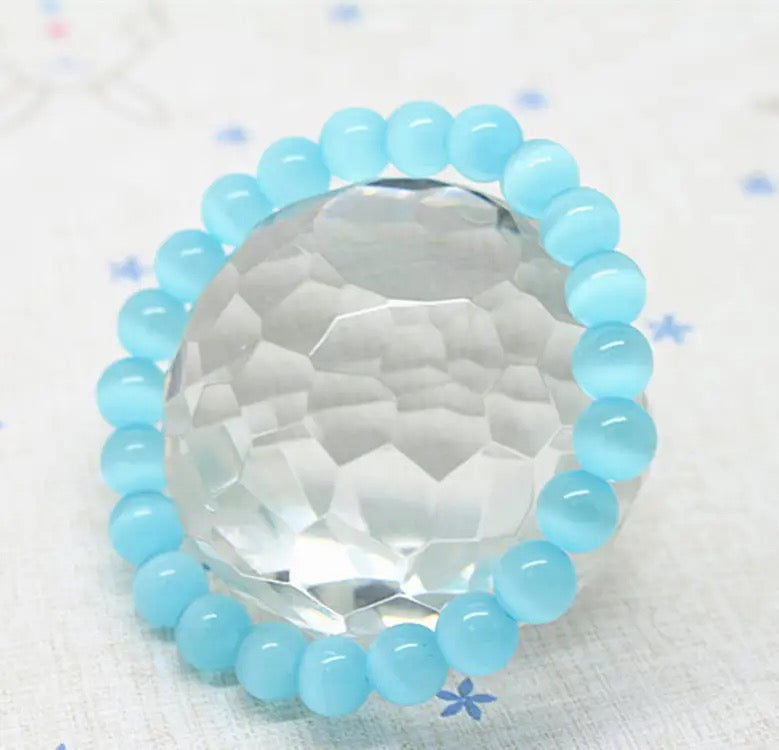 Blue Opal Stone Beads-10mm